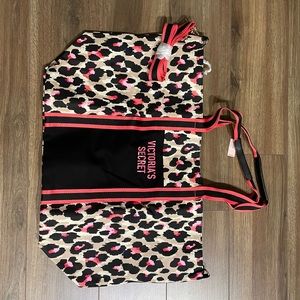 Victoria’s Secret leopard shopper bag